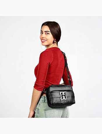 Harry Potter H Mala a Tiracolo IBiscuit Padding, Preta