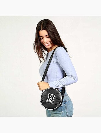 Harry Potter H Mala a Tiracolo Redonda Padding, Preta