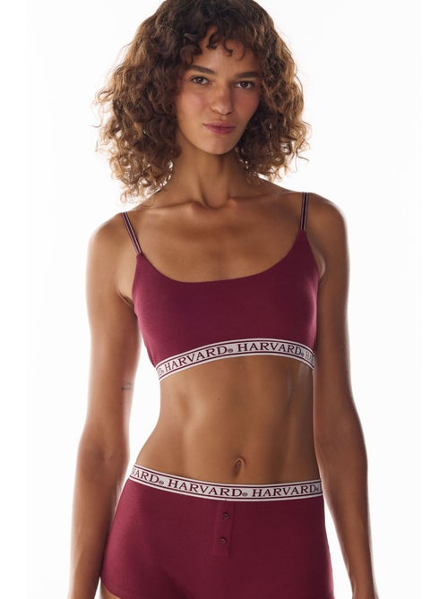 Harvard bralette com bojos removíveis penti - Kiabi Harvard bralette com bojos removíveis penti - Kiabi