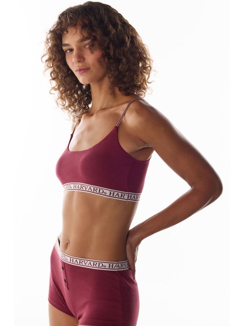 Harvard bralette com bojos removíveis penti - Kiabi Harvard bralette com bojos removíveis penti - Kiabi