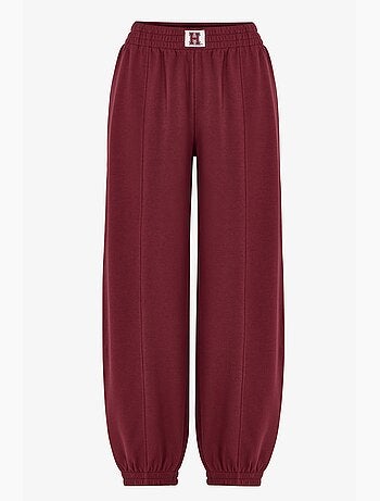 Harvard calça de moletom com detalhe de costura e punhos canelados penti