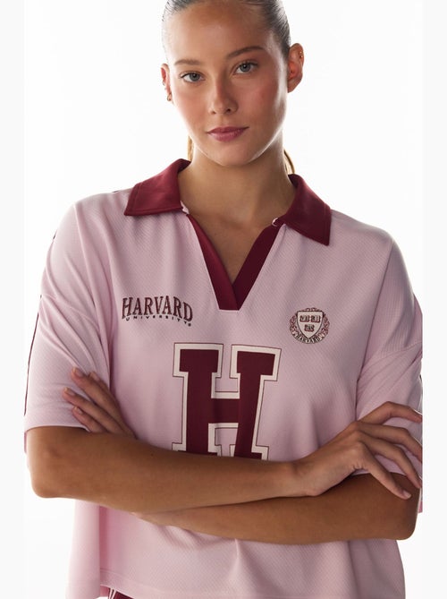 Harvard jersey t-shirt de manga curta penti - Kiabi