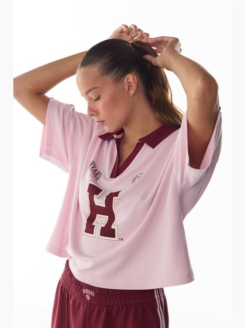 Harvard jersey t-shirt de manga curta penti - Kiabi