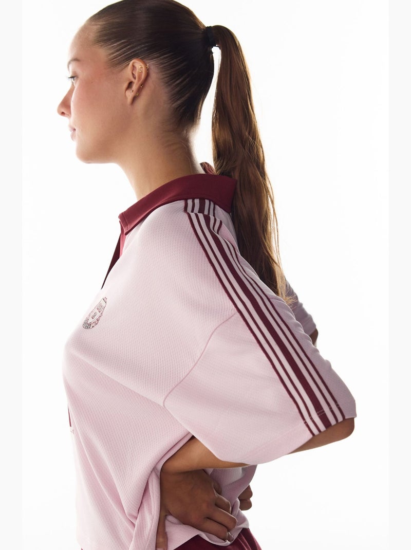 Harvard jersey t-shirt de manga curta penti Rosa-claro - Kiabi