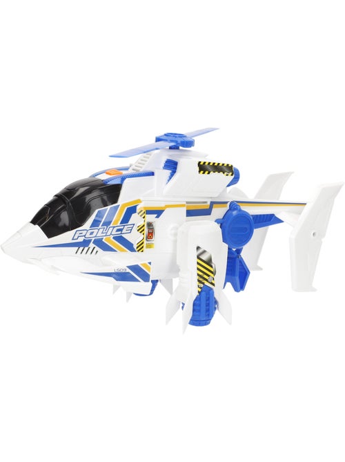 Helicóptero da polícia teamsterz com luzes e som - Kiabi