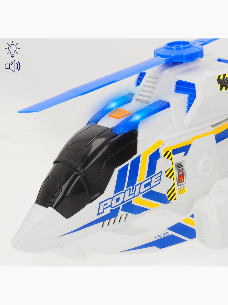 Helicóptero da polícia teamsterz com luzes e som N/D - Kiabi