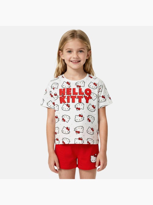 Hello Kitty - Conjunto de camiseta e shorts para meninas - Kiabi Hello Kitty - Conjunto de camiseta e shorts para meninas - Kiabi