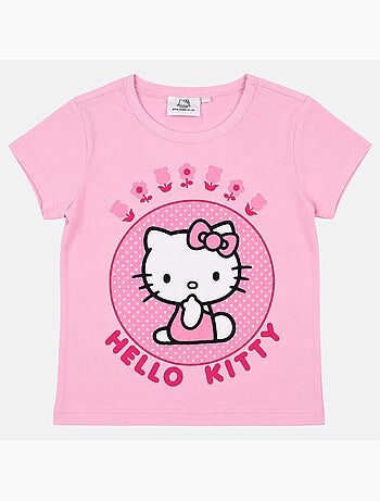 Hello Kitty - T-shirt criança com padrão