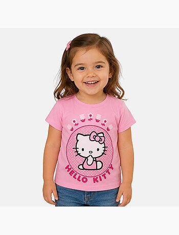 Hello Kitty - T-shirt criança com padrão