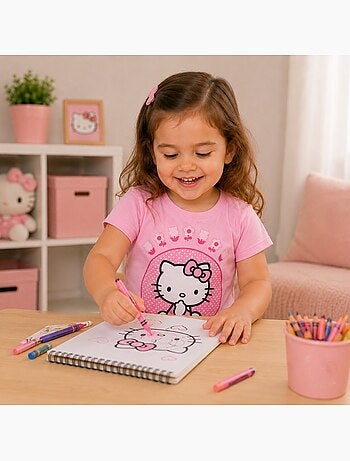Hello Kitty - T-shirt criança com padrão