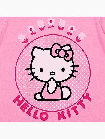Hello Kitty - T-shirt criança com padrão