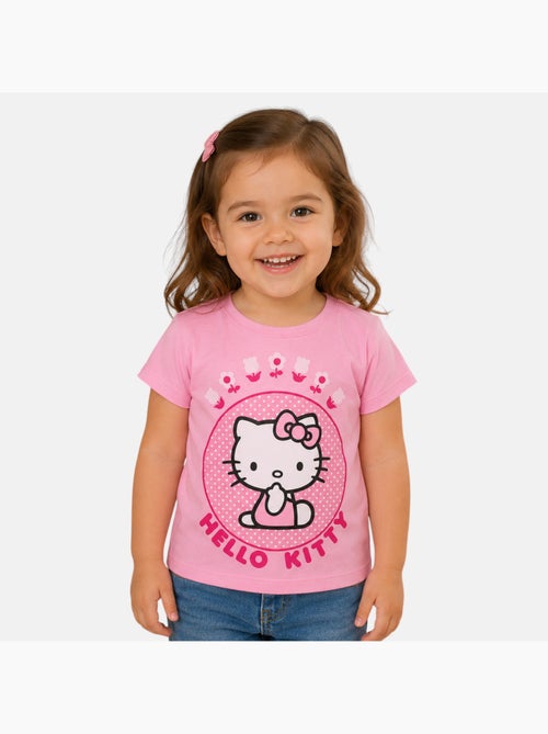Hello Kitty - T-shirt criança com padrão - Kiabi Hello Kitty - T-shirt criança com padrão - Kiabi
