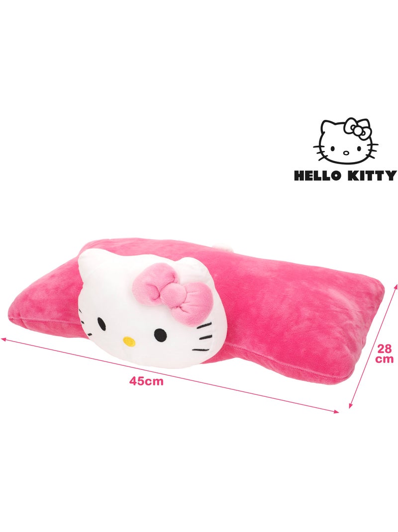 Hello kitty almofada de pelúcia macia e aveludada 2 em 1 Rosa - Kiabi