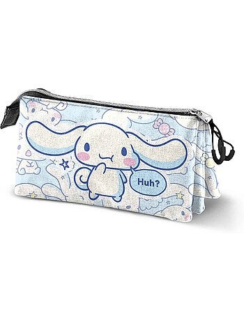 Hello Kitty Cinnamoroll Candy Estojo Triplo, Azul
