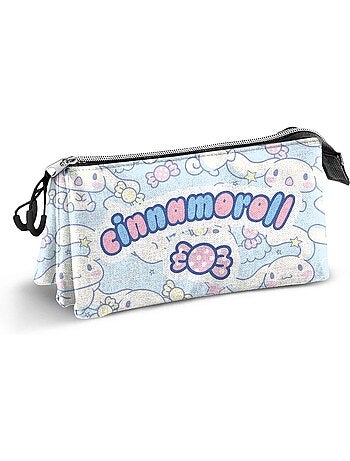 Hello Kitty Cinnamoroll Candy Estojo Triplo, Azul