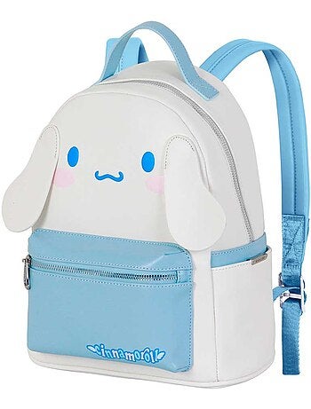 Hello Kitty Cinnamoroll Face Mochila Heady, Branca