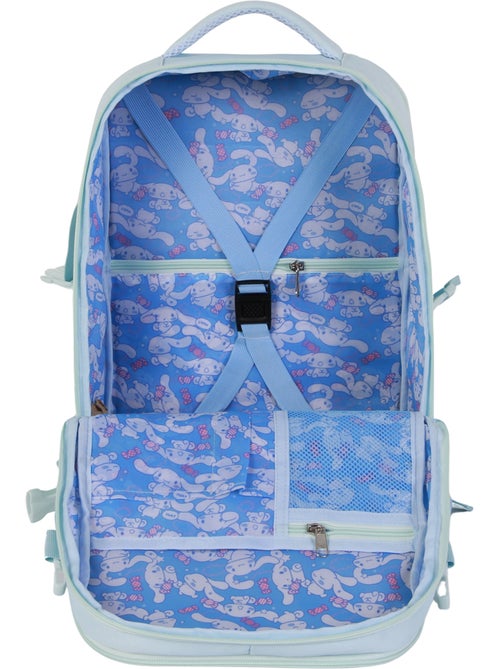 Hello Kitty Cinnamoroll Varsity Mochila Mercury 2.0 Viagem Cabine Avião 40x20x25cm, Azul - Kiabi Hello Kitty Cinnamoroll Varsity Mochila Mercury 2.0 Viagem Cabine Avião 40x20x25cm, Azul - Kiabi