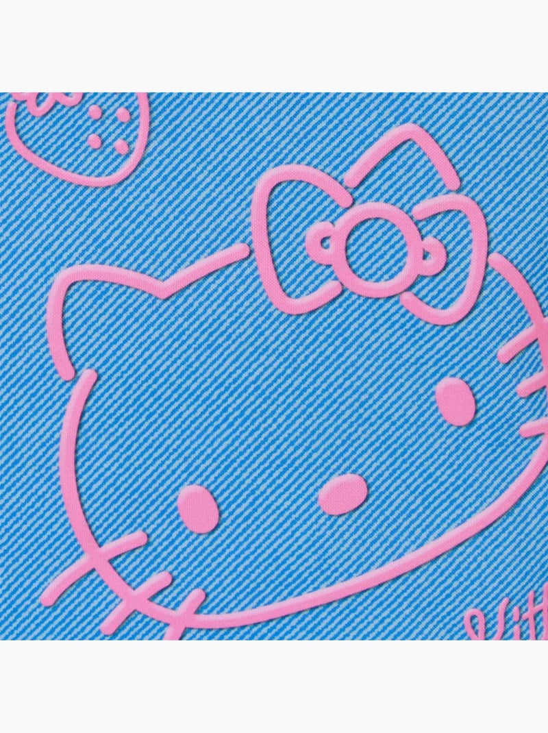 Hello Kitty Denim Bolsa de Praia Soleil, Azul Azul - Kiabi