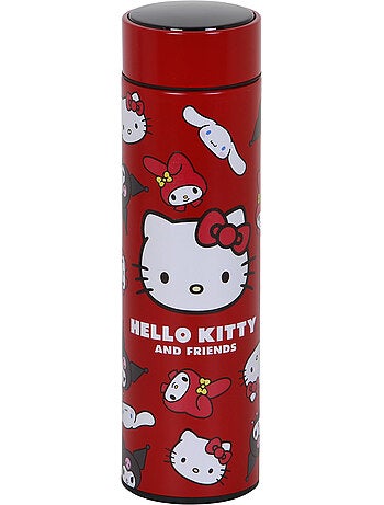 Hello Kitty Faces Garrafa Inteligente Block, Vermelha