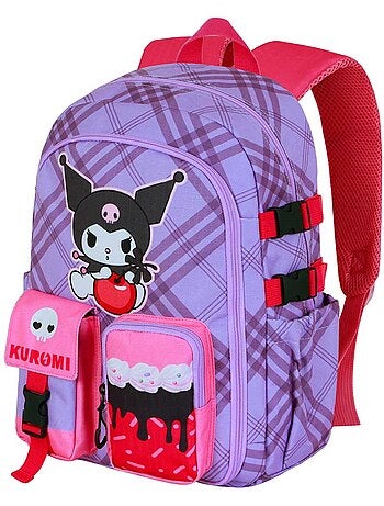 Hello Kitty Kuromi Cherry Mochila Haru, Malva