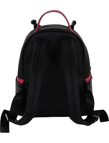 Hello Kitty Kuromi Skull Mochila Heady Pequena, Preta