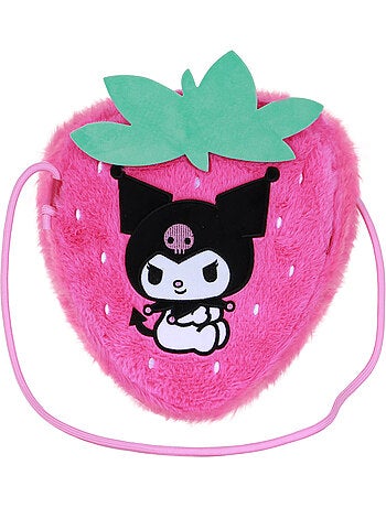 Hello Kitty Kuromi Strawberry Mala a Tiracolo Soft, Rosa