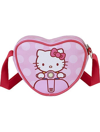 Hello Kitty Moto Mala a Tiracolo Coração Casual, Rosa