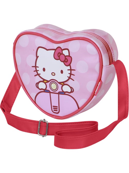 Hello Kitty Moto Mala a Tiracolo Coração Casual, Rosa - Kiabi