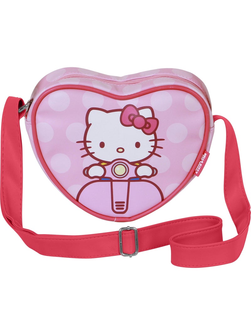 Hello Kitty Moto Mala a Tiracolo Coração Casual, Rosa Rosa - Kiabi
