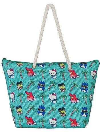 Hello Kitty Palms Bolsa de Praia Soleil, Turquesa
