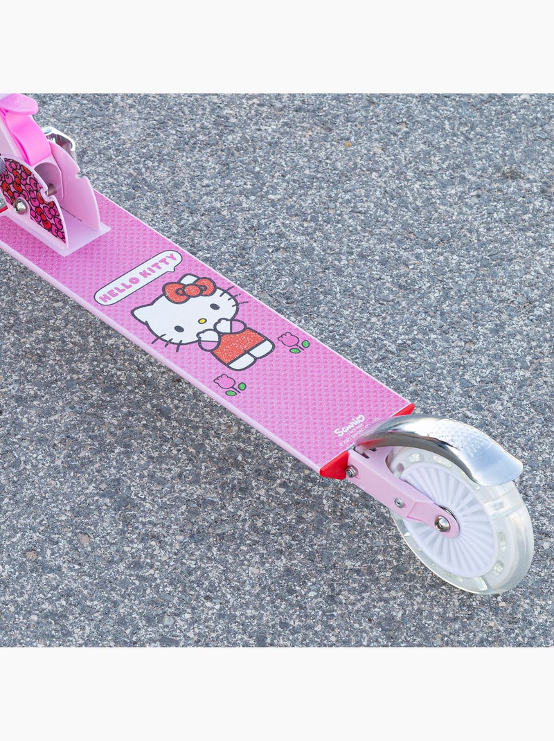 Hello kitty patinete dobrável com 2 rodas e luzes N/D - Kiabi