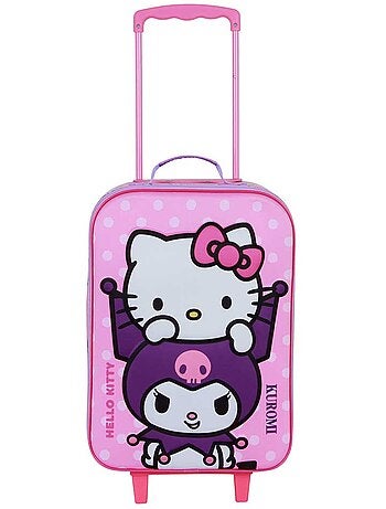 Hello Kitty Playful Mala Trolley Soft 3D, Rosa