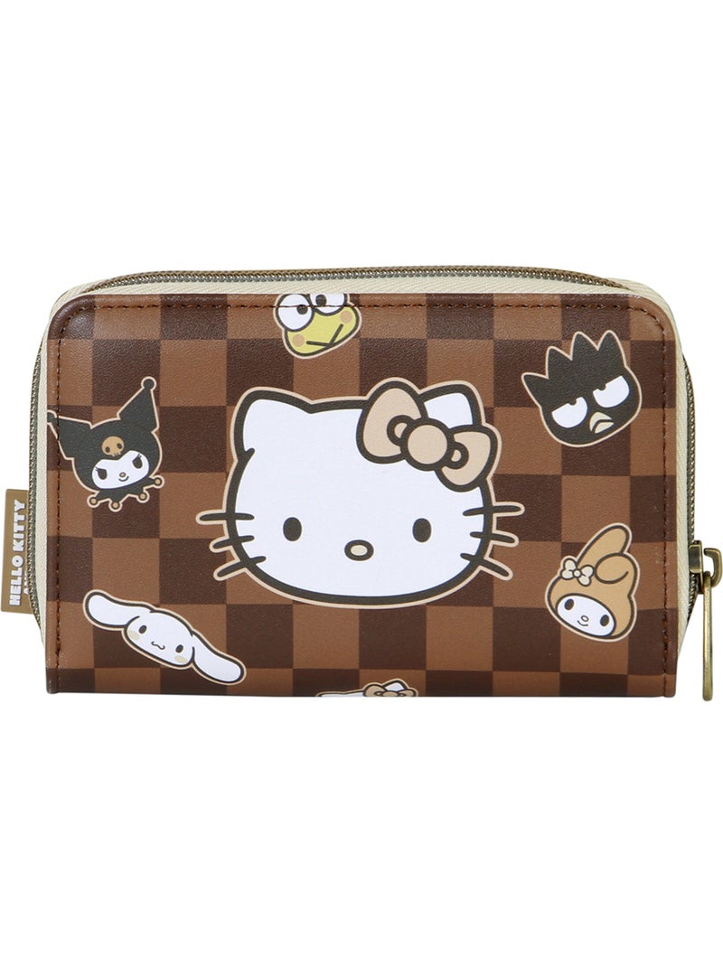 Hello Kitty Squares Carteira, Marrom Castanho - Kiabi