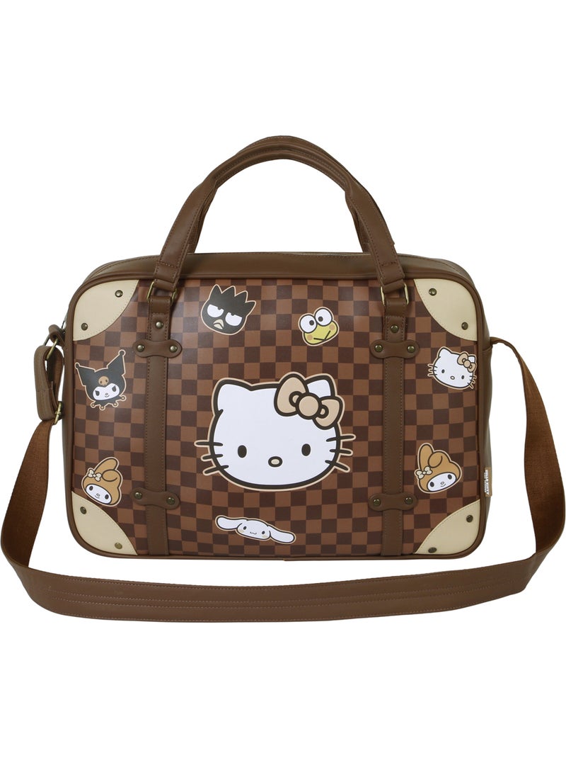 Hello Kitty Squares Mala para Portátil Laptop, Marrom Castanho - Kiabi