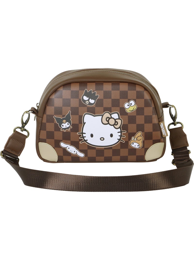 Hello Kitty Squares Mala Tiracolo Bowling Lite, Marrom Castanho - Kiabi