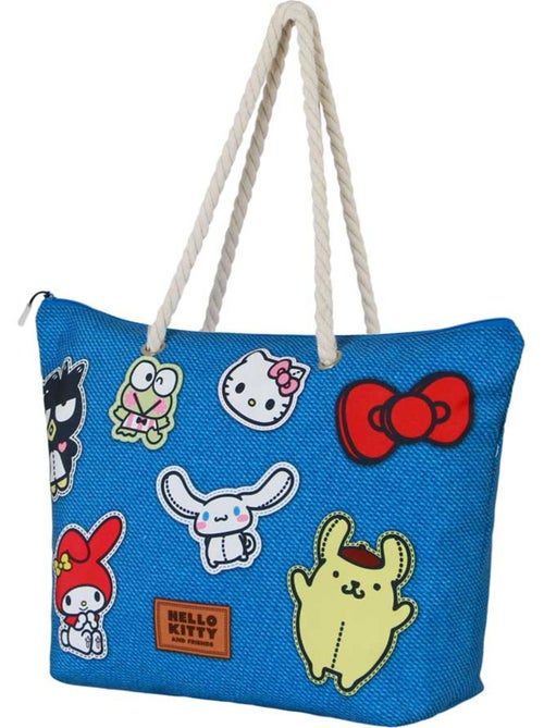 Hello kitty stickers bolsa de praia soleil, azul - Kiabi Hello kitty stickers bolsa de praia soleil, azul - Kiabi