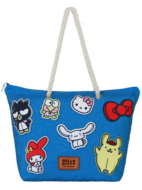 Hello kitty stickers bolsa de praia soleil, azul - Kiabi Hello kitty stickers bolsa de praia soleil, azul - Kiabi