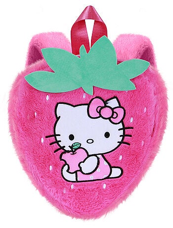 Hello Kitty Strawberry Mochila Soft, Rosa