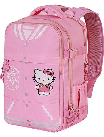 Hello Kitty Varsity Mochila Mercury 2.0 Viagem Cabine Avião 40x20x25cm, Rosa