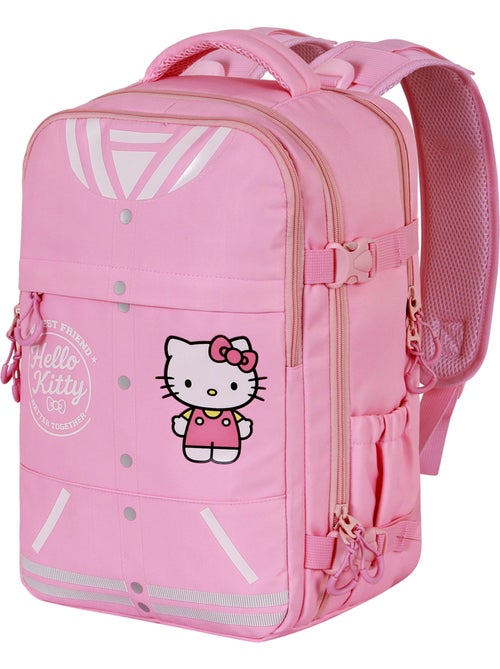 Hello Kitty Varsity Mochila Mercury 2.0 Viagem Cabine Avião 40x20x25cm, Rosa - Kiabi Hello Kitty Varsity Mochila Mercury 2.0 Viagem Cabine Avião 40x20x25cm, Rosa - Kiabi