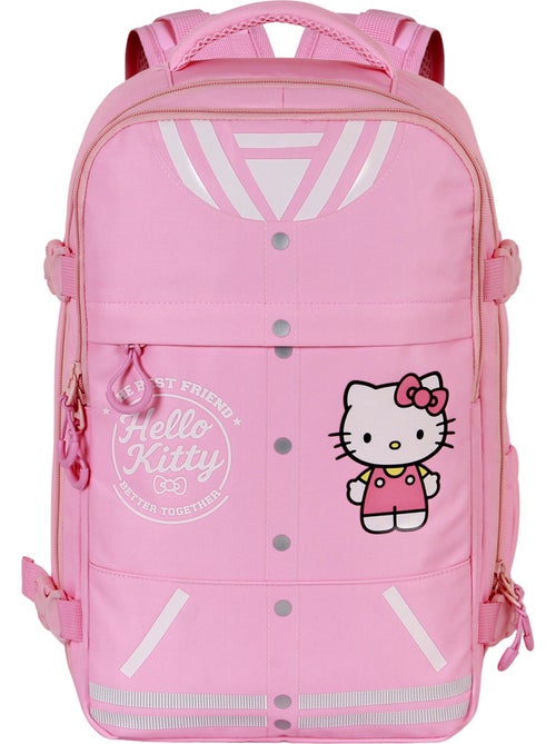 Hello Kitty Varsity Mochila Mercury 2.0 Viagem Cabine Avião 40x20x25cm, Rosa - Kiabi Hello Kitty Varsity Mochila Mercury 2.0 Viagem Cabine Avião 40x20x25cm, Rosa - Kiabi
