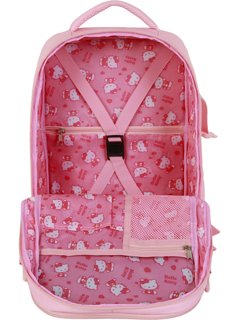 Hello Kitty Varsity Mochila Mercury 2.0 Viagem Cabine Avião 40x20x25cm, Rosa Rosa - Kiabi