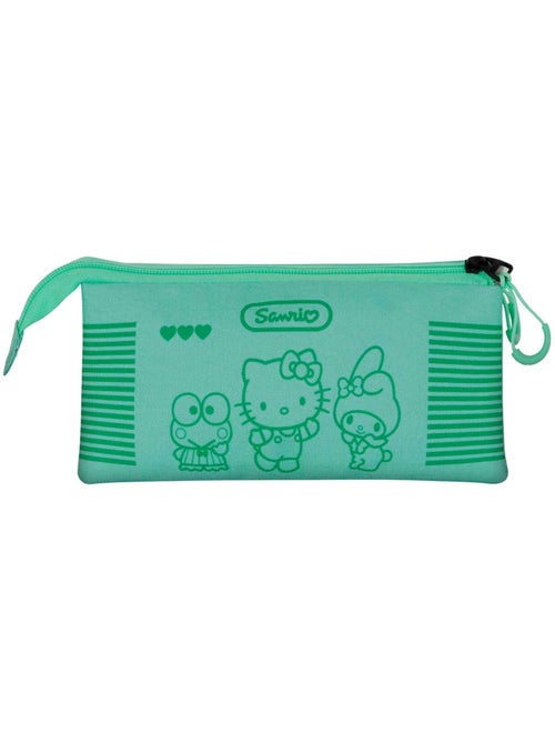 Hello Kitty Videogame Estojo Triplo, Turquesa - Kiabi Hello Kitty Videogame Estojo Triplo, Turquesa - Kiabi