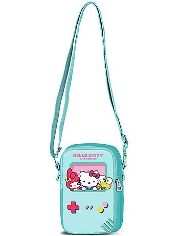 Hello Kitty Videogame Mala Tiracolo para Telemóvel Lite, Turquesa