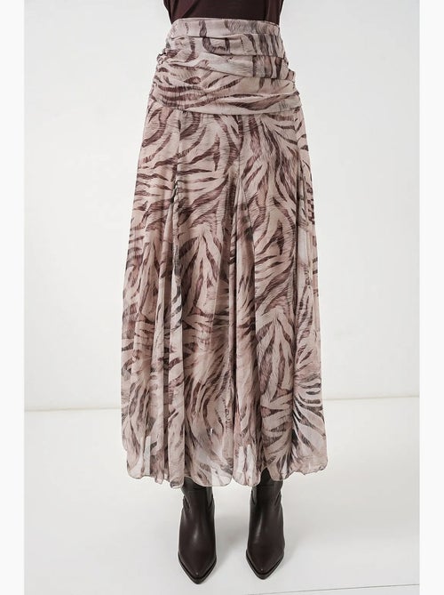 High waist maxi skirt with paisley print bdart - Kiabi High waist maxi skirt with paisley print bdart - Kiabi