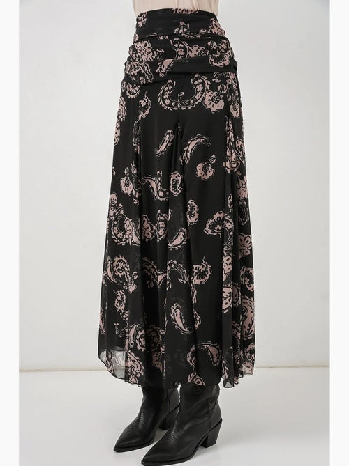 High waist maxi skirt with paisley print bdart - Kiabi High waist maxi skirt with paisley print bdart - Kiabi