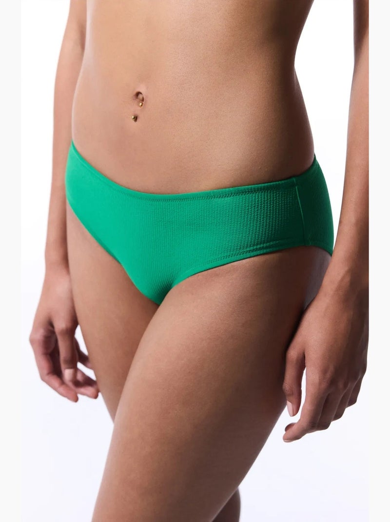 Holly tanga de biquíni hipster penti Verde - Kiabi