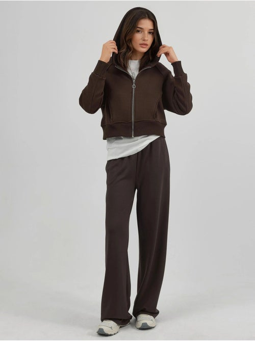 Hoodie com fecho de correr de corte relaxed hiccup - Kiabi Hoodie com fecho de correr de corte relaxed hiccup - Kiabi