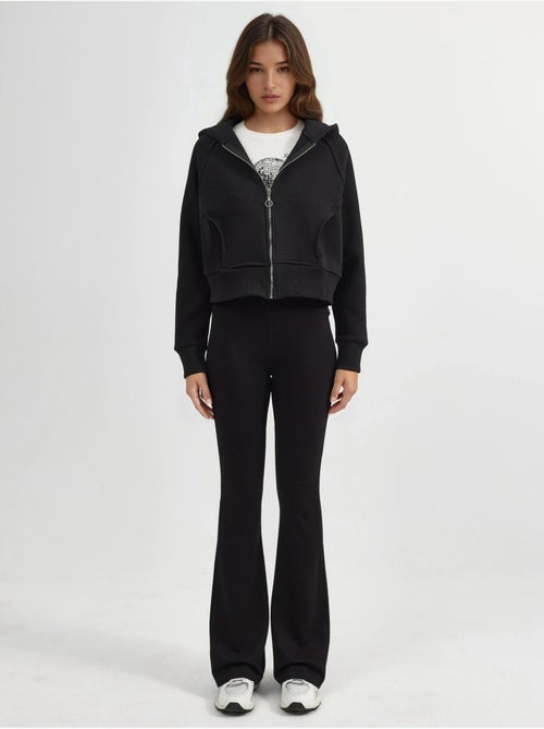 Hoodie com fecho de correr de corte relaxed hiccup - Kiabi