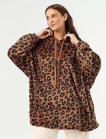 Hoodie de polar com capuz